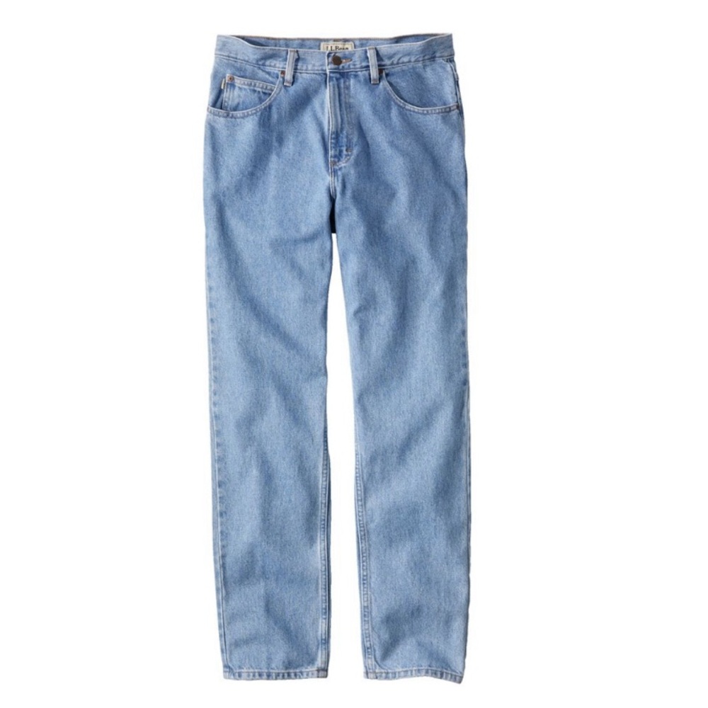NWT 33x29 LL Bean Double L Classic Fit Denim men’s Jeans In “Faded Denim”